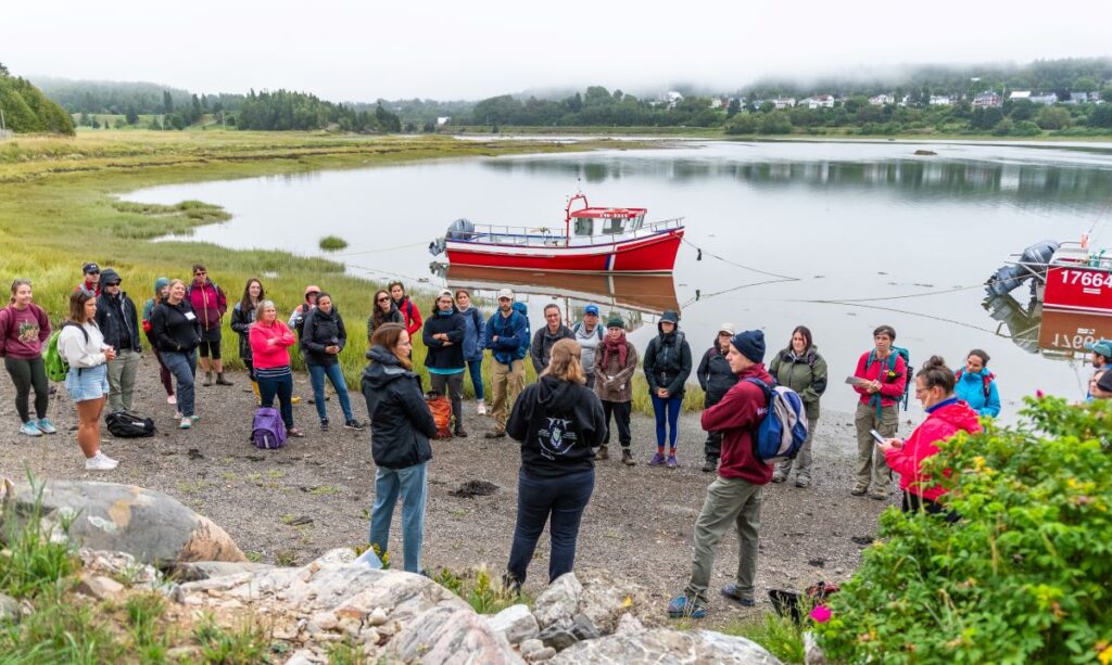 Au mois d’août, le parc national du Bic a accueilli la première école d’été en éducation environnementale. ©Stéphane Lizotte pour l’UQAR